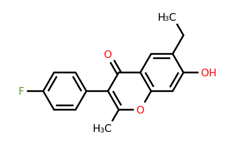 328018-54-8 | 6-Ethyl-3-(4-fluorophenyl)-7-hydroxy-2-methyl-4h-chromen-4-one