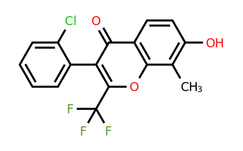 328019-92-7 | 3-(2-Chlorophenyl)-7-hydroxy-8-methyl-2-(trifluoromethyl)-4h-chromen-4-one