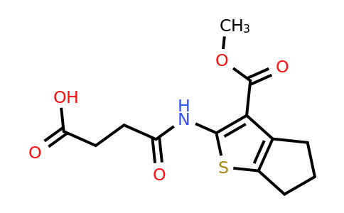 328025-47-4 | 4-((3-(Methoxycarbonyl)-5,6-dihydro-4H-cyclopenta[b]thiophen-2-yl)amino)-4-oxobutanoic acid