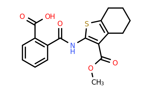 328025-60-1 | 2-((3-(Methoxycarbonyl)-4,5,6,7-tetrahydrobenzo[b]thiophen-2-yl)carbamoyl)benzoic acid