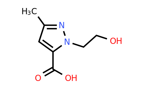 328071-25-6 | 1-(2-hydroxyethyl)-3-methyl-1H-pyrazole-5-carboxylic acid