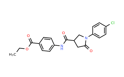 328090-80-8 | Ethyl 4-(1-(4-chlorophenyl)-5-oxopyrrolidine-3-carboxamido)benzoate