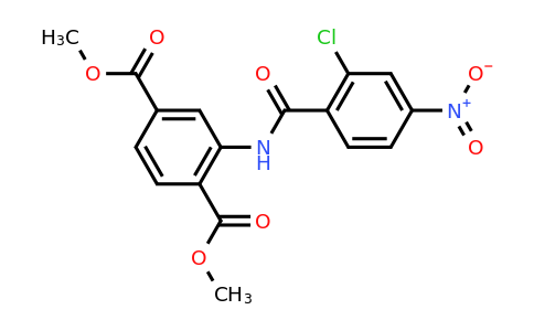 328258-80-6 | Dimethyl 2-(2-chloro-4-nitrobenzamido)terephthalate