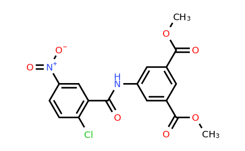 328258-97-5 | Dimethyl 5-(2-chloro-5-nitrobenzamido)isophthalate