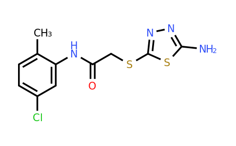 328281-60-3 | 2-[(5-Amino-1,3,4-thiadiazol-2-yl)thio]-N-(5-chloro-2-methylphenyl)acetamide