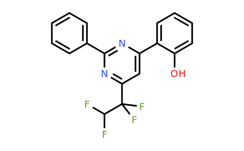 328285-37-6 | 2-(2-Phenyl-6-(1,1,2,2-tetrafluoroethyl)pyrimidin-4-yl)phenol