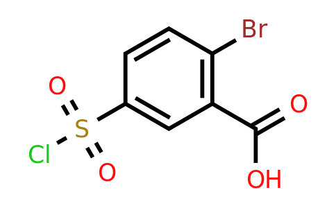 2-Bromo-5-(chlorosulfonyl)benzoic acid