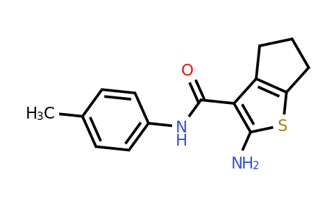 329066-87-7 | 2-Amino-N-(p-tolyl)-5,6-dihydro-4H-cyclopenta[b]thiophene-3-carboxamide