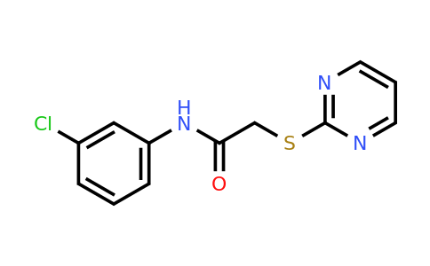 329079-22-3 | n-(3-Chlorophenyl)-2-(pyrimidin-2-ylthio)acetamide