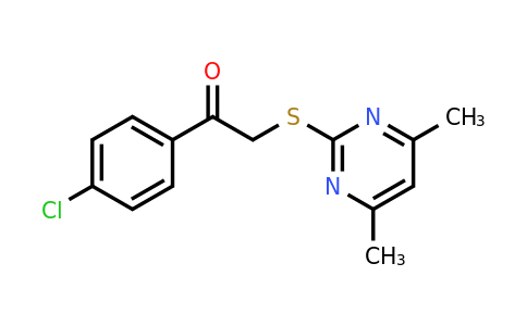 329079-58-5 | 1-(4-Chlorophenyl)-2-((4,6-dimethylpyrimidin-2-yl)thio)ethan-1-one
