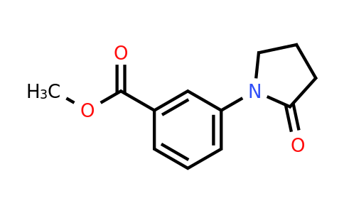 329205-78-9 | Methyl 3-(2-oxopyrrolidin-1-yl)benzoate