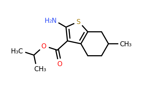 329222-97-1 | Propan-2-yl-2-amino-6-methyl-4,5,6,7-tetrahydro-1-benzothiophene-3-carboxylate