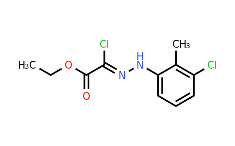 329712-84-7 | Ethyl (2Z)-2-chloro-2-[2-(3-chloro-2-methylphenyl)hydrazin-1-ylidene]acetate