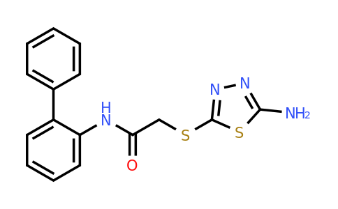 329921-18-8 | N-([1,1'-biphenyl]-2-yl)-2-((5-amino-1,3,4-thiadiazol-2-yl)thio)acetamide