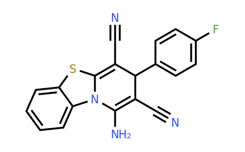 330180-23-9 | 1-Amino-3-(4-fluorophenyl)-3h-benzo[4,5]thiazolo[3,2-a]pyridine-2,4-dicarbonitrile