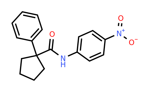 N-(4-nitrophenyl)-1-phenylcyclopentane-1-carboxamide