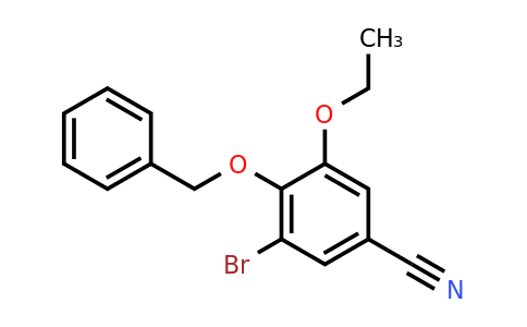 4-(Benzyloxy)-3-bromo-5-ethoxybenzonitrile