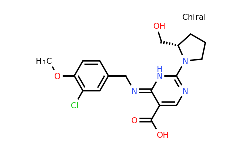 330785-84-7 | (S)-4-((3-Chloro-4-methoxybenzyl)amino)-2-(2-(hydroxymethyl)pyrrolidin-1-yl)pyrimidine-5-carboxylic acid