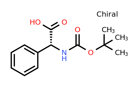 (αR)-α-[[(1,1-Dimethylethoxy)carbonyl]amino]benzeneacetic acid
