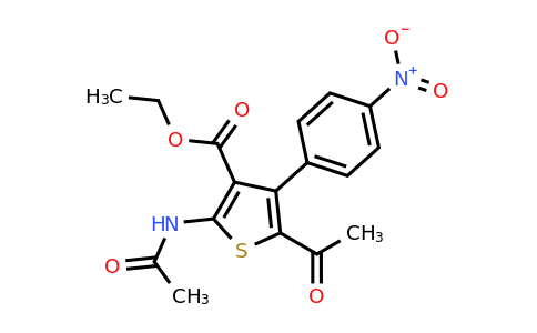 331275-46-8 | Ethyl 2-acetamido-5-acetyl-4-(4-nitrophenyl)thiophene-3-carboxylate