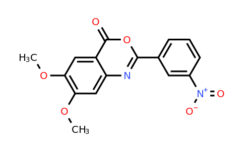 331461-74-6 | 6,7-Dimethoxy-2-(3-nitrophenyl)-4H-benzo[d][1,3]oxazin-4-one