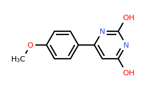 33166-97-1 | 6-(4-Methoxyphenyl)pyrimidine-2,4-diol