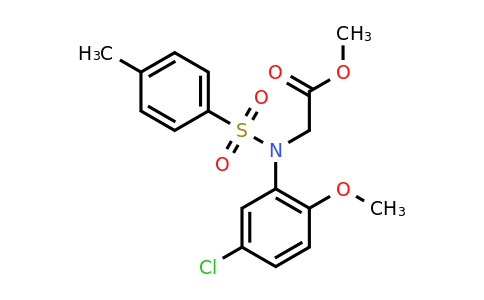 331725-42-9 | Methyl N-(5-chloro-2-methoxyphenyl)-N-tosylglycinate