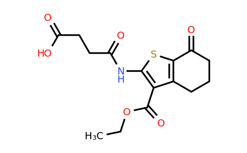 331760-61-3 | 4-((3-(Ethoxycarbonyl)-7-oxo-4,5,6,7-tetrahydrobenzo[b]thiophen-2-yl)amino)-4-oxobutanoic acid