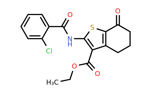 331760-66-8 | Ethyl 2-(2-chlorobenzamido)-7-oxo-4,5,6,7-tetrahydrobenzo[b]thiophene-3-carboxylate