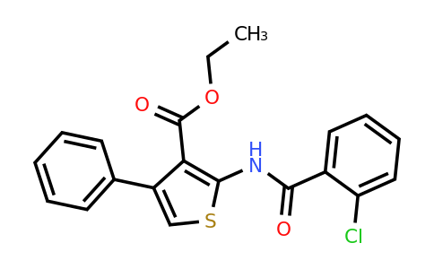 331760-72-6 | Ethyl 2-(2-chlorobenzamido)-4-phenylthiophene-3-carboxylate