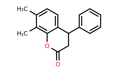 331964-82-0 | 7,8-Dimethyl-4-phenylchroman-2-one