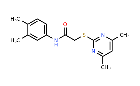 332018-41-4 | N-(3,4-dimethylphenyl)-2-((4,6-dimethylpyrimidin-2-yl)thio)acetamide