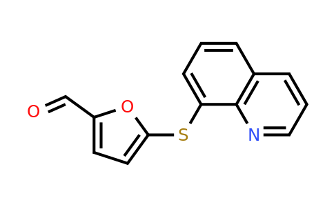 332018-99-2 | 5-(Quinolin-8-ylthio)furan-2-carbaldehyde