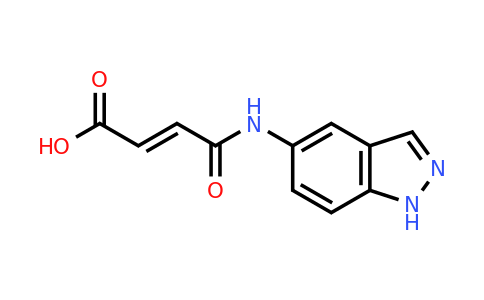 332033-19-9 | (2e)-3-[(1h-indazol-5-yl)carbamoyl]prop-2-enoic acid