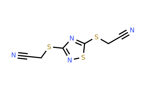 332110-36-8 | 2,2'-((1,2,4-Thiadiazole-3,5-diyl)bis(sulfanediyl))diacetonitrile