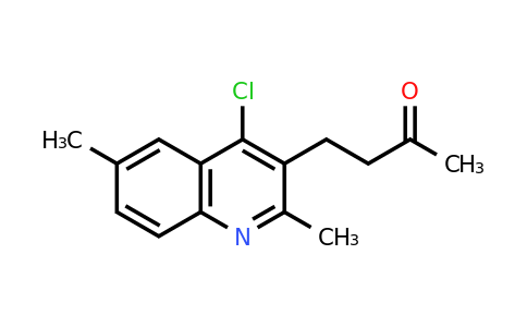 4-(4-Chloro-2,6-dimethyl-3-quinolinyl)-2-butanone