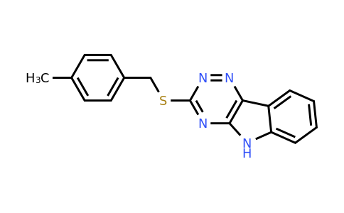 332166-81-1 | 3-((4-Methylbenzyl)thio)-5H-[1,2,4]triazino[5,6-b]indole