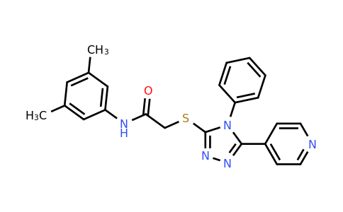332376-20-2 | N-(3,5-dimethylphenyl)-2-((4-phenyl-5-(pyridin-4-yl)-4H-1,2,4-triazol-3-yl)thio)acetamide