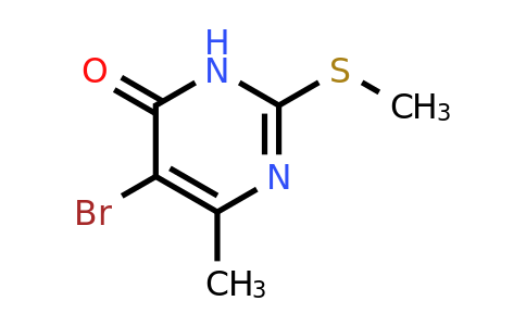 33238-63-0 | 5-Bromo-6-methyl-2-(methylthio)pyrimidin-4(3H)-one