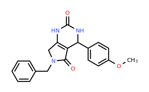 332389-26-1 | 6-Benzyl-4-(4-methoxyphenyl)-3,4,6,7-tetrahydro-1H-pyrrolo[3,4-d]pyrimidine-2,5-dione