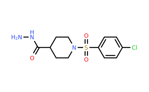 332400-85-8 | 1-((4-Chlorophenyl)sulfonyl)piperidine-4-carbohydrazide