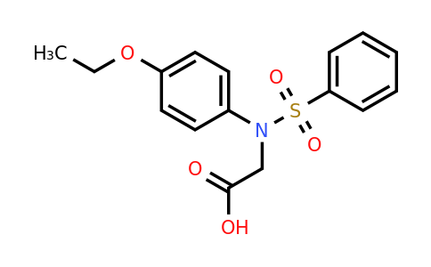 332418-67-4 | N-(4-ethoxyphenyl)-N-(phenylsulfonyl)glycine