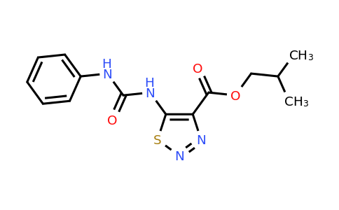 332884-02-3 | Isobutyl 5-(3-phenylureido)-1,2,3-thiadiazole-4-carboxylate