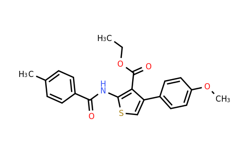 332912-21-7 | Ethyl 4-(4-methoxyphenyl)-2-(4-methylbenzamido)thiophene-3-carboxylate