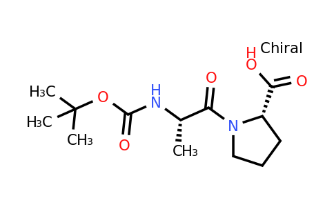 (S)-1-((S)-2-((tert-Butoxycarbonyl)amino)propanoyl)pyrrolidine-2-carboxylic acid