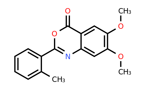 333343-05-8 | 6,7-Dimethoxy-2-(o-tolyl)-4h-benzo[d][1,3]oxazin-4-one