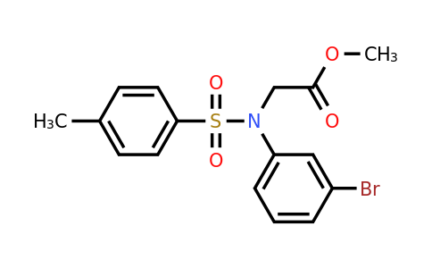 333450-61-6 | Methyl N-(3-bromophenyl)-N-tosylglycinate