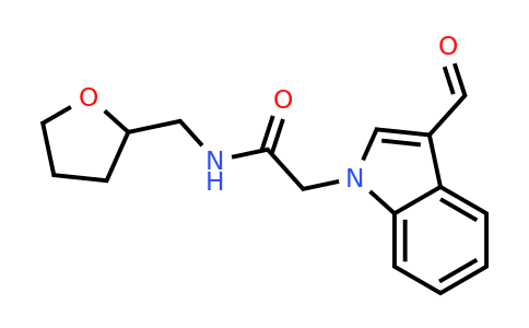 333750-65-5 | 2-(3-Formyl-1H-indol-1-yl)-N-((tetrahydrofuran-2-yl)methyl)acetamide