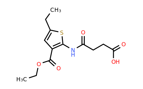333774-24-6 | 4-((3-(Ethoxycarbonyl)-5-ethylthiophen-2-yl)amino)-4-oxobutanoic acid