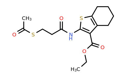 333774-29-1 | Ethyl 2-(3-(acetylthio)propanamido)-4,5,6,7-tetrahydrobenzo[b]thiophene-3-carboxylate
